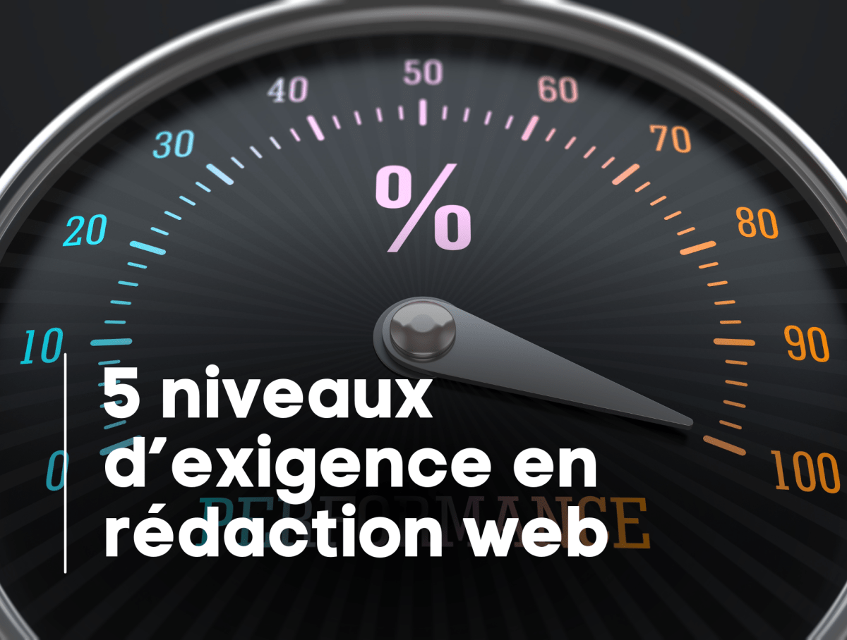 Les 5 niveaux d’exigence en rédaction web (+ tarifs)